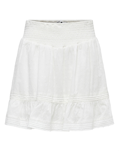 Only - ONLKatti Short Nederdel - Cloud Dancer